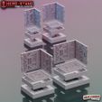 0011_Gothic-Factory-Square-PARTS.jpg Hero-Stand Display Plinths – Gothic Factory (Square)