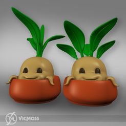 Mandras1.jpg STL file MANDRAKE PLANT・3D printable model to download