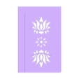 Corps D.stl EQUERRE ETAGÈRE MURALE DECO LOTUS