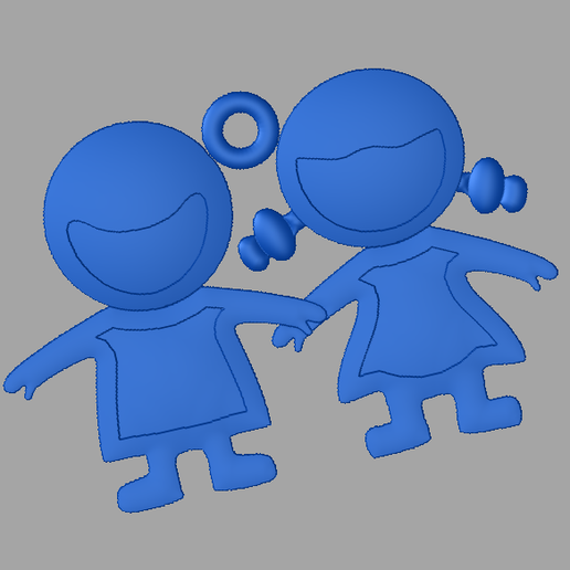 I said children - 3D model önizlemesi