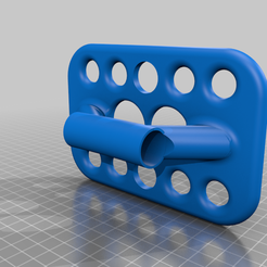 gate_base_v2.png Бесплатный 3D файл Круглые светодиодные ворота FPV Race Gate (tiny whop, 2 дюйма, 3 дюйма) диаметром 75 см・Модель 3D-принтера для скачивания