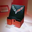 Phone-Stand.jpg Suporte para telemóvel personalizado - Chev Corvette 2014 duas vezes