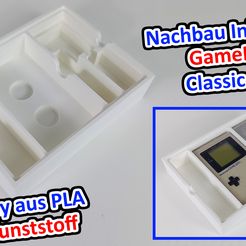 ebay-neu.jpg Inlay pour Nintendo GAME BOY pour carton vide OVP Inlay en PLA pas de polystyrène expansé