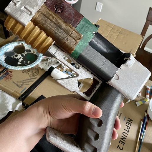 Laser Pistol 3D model