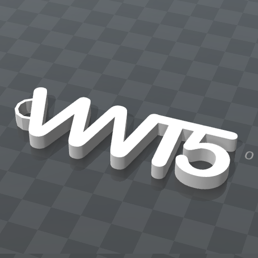VWT5 PERSONALIZABLE KEYCHAIN