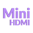 Mini_HDMI.stl Adapter Labels