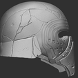 432423123131.png Kylo Ren helmet 1to1 scale 3D print model