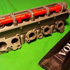 2015-11-24_13.52.54_display_large.jpg Free STL file Volvo Redblock Cylinder Head・Object to download and to 3D print