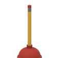 Plunger-10mm-Pencil.png 10mm Pencil_Plunger-Holder