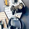 20190430_153832656_iOS.jpg Free 3D file Hexagon pegboard・3D print design to download