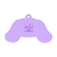 Cinnamaroll Base keychain.stl 🩵 Cinnamoroll Clicker