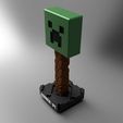 MineCraft_2024-Feb-06_01-35-12PM-000_CustomizedView38860982479.jpg Headphone stand 3D model for 3D printing inspired by MineCraft 3D print model