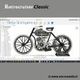 Retrocruiser-classic-11.jpg STL-Datei Retrocruiser Classic - 3D printed motorbike in scale 1:7・3D-druckbare Vorlage zum herunterladen