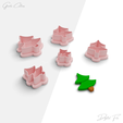 sdgdsgdgs.png BUNDLE / Christmas Theme Polymer Clay Cutter Package, 5 Models, 2 Cutter Version, 5 Sizes Included, Digital STL File, No: 1142 bundle