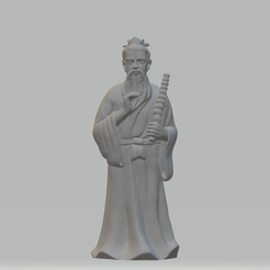 1.png Jiang Ziya 3D Model 3D print model
