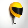 16.jpg HelmetHook ( AGV Motorcycle Helmet key holder with Auto-Opening Visor)