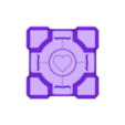 Companion_Cube_Portal_With-Heart_GAMA.STL Companion Cube - Juego de Portal