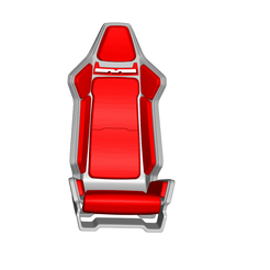 1.png 3D-Datei Sportsitz - Rennsitz - Autositz - Sportstuhl kostenlos・3D-druckbare Vorlage zum herunterladen