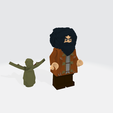 hagrid-rubeus-et-norbert-dragonneau-minifig.png 7 Hogwarts teachers, Dobby, bellatrix, voldemort, nagini, dragonneau