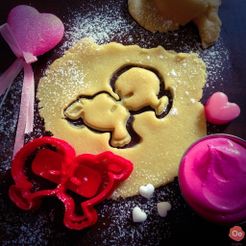 IMG_8269.jpg STL-Datei Kids Kissing Cookie Cutter kostenlos・Objekt zum Herunterladen und Drucken in 3D