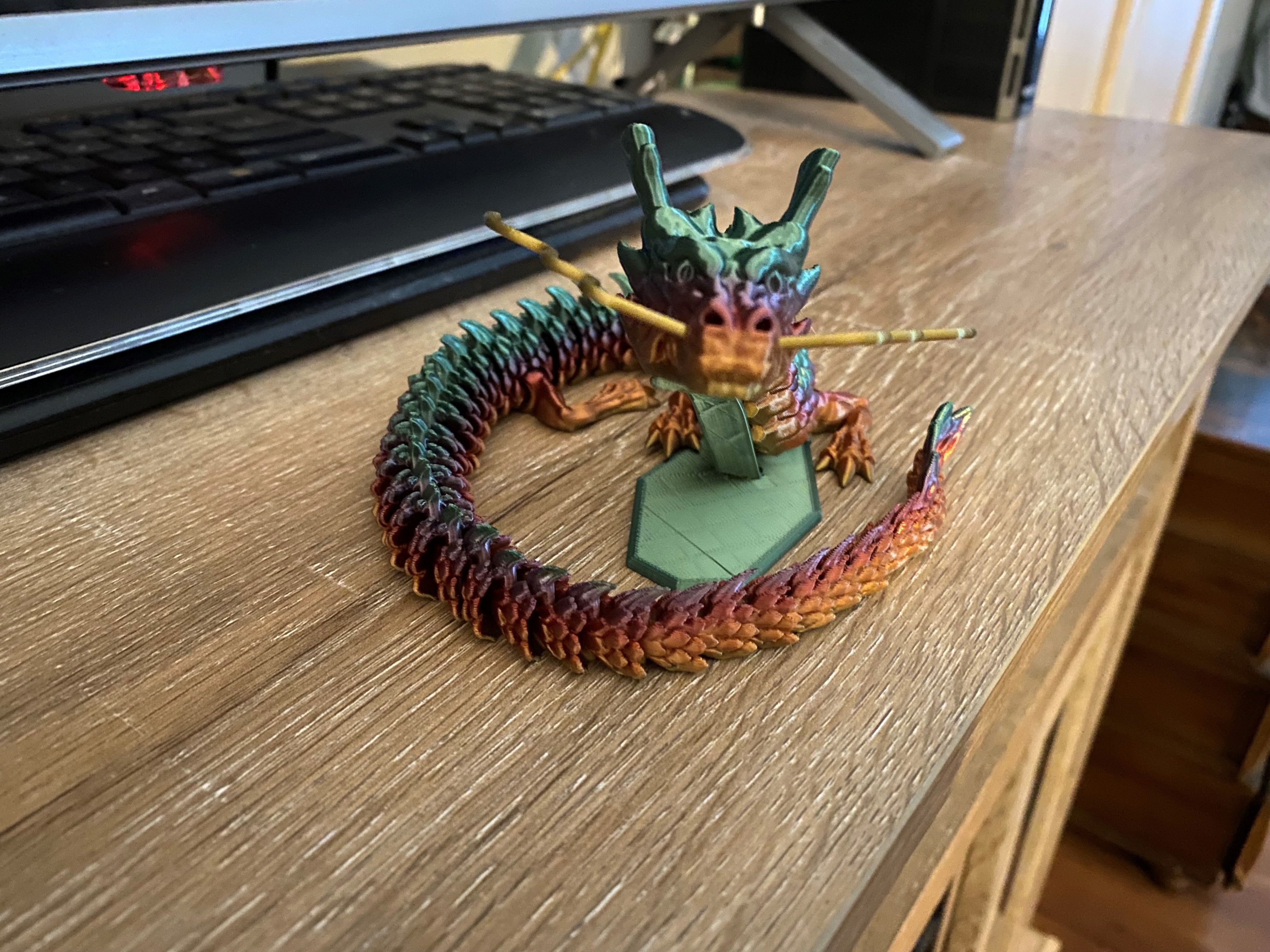 3D printer Articulated Dragon • made with Elegoo Neptune 2S ・ Cults