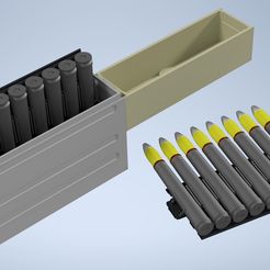 flak-37-ammo-box-v2-3.jpg STL file 1/35 37mm flak 43 magazines, ammunition and ammunition boxes・3D printable model to download