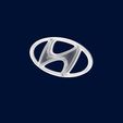 25.jpg Hyundai Badge 3D Print