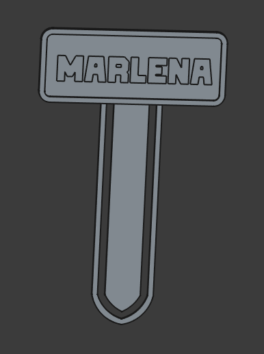 Bookmark Marlena 3D model