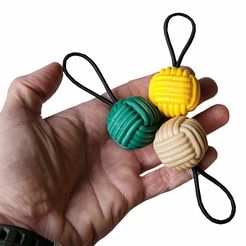quick Paracord rope clamp 2mm by Bodo, Download free STL model