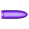 Munition 9mm.STL 9mm bullet