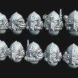 4.jpg 3D file Prime Veteran Dragon Helmets・Model to download and 3D print