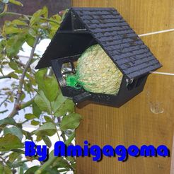 mangeoire.jpg Fichier STL gratuit Mangeoire pour oiseaux・Plan à télécharger et à imprimer en 3D