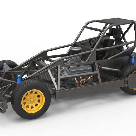 New Zealand Superstock car Base Version 2 (1:25 Scale)