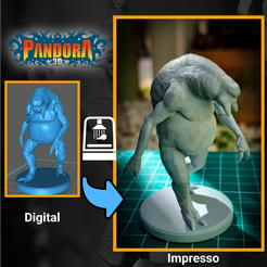 print > 5 Impresso OBJ file Arachnoid D&D・3D printer model to download, Pandora3d
