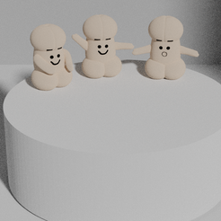 image_2023_08_05T13_50_07_119Z.png Fichier STL Figurine de gâteau amusante pénis・Modèle imprimable en 3D à télécharger