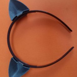 20190630_091332.jpg Free STL file Cat ears removabled | Cat ears for headband・3D printing model to download