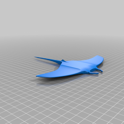 Manta_STL.png Free STL file Mini Manta Ray・3D printing design to download