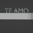 Te-Amo-Mucho-Dual.png TE AMO/MUCHO - Palabras Ópticas Dual Con Base De Corazón