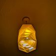 Ceiling Light Shade - Hexagonal Twirl Cylinder Lamp Sheld