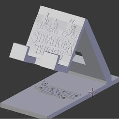 Sin título.jpg Free STL file Stranger Things Support・3D printer design to download