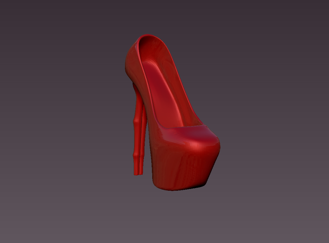 Download file High heel shoeDoll • 3D printing model ・ Cults