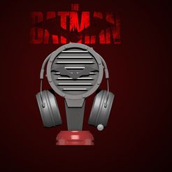 BPR_Render.jpg STL file Suporte Hedphone Batman 2022・3D printable model to download