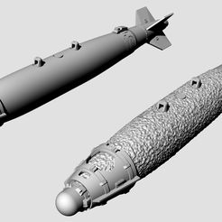 GBU-38_render.jpg Archivo 3D 1/48 GBU-38 bomb・Diseño para descargar y imprimir en 3D