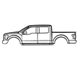 Ford-F-150.png Ford F-150 Silhouette Wall Art