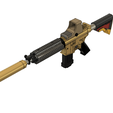 m4a1 1.png M4A1 assault rifle NATO ammunition. Assault Rifle