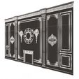 Wireframe-15.jpg Boiserie Classic Wall with Mouldings 03 White