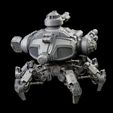 Sand-Crawler-6-Legged-Tank-Mystic-Pigeon-Gaming-3.jpg Char à chenilles de sable avec diverses options d'armes (accessoires d'armes magnétiques en option)