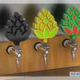 NEW-HOP-2D-Color.jpg BEER TAP HANDLE LUPULO 2D / 2D HOP(e) - HANDLE FOR HOP HOP HANDLE