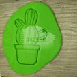 IMG_20190903_140600.jpg CACTUS - cookie cutter - Mexican party, desert, summer - cut dough and clay - 12cm