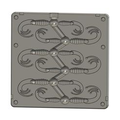 Triple-Tip-Grub-009.jpg Triple Tail Grubs Soft Plastic Fishing Mold